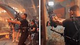 Will Smith Handles Gun, Camera at Same Time In 'Bad Boys 4' Behind the Scenes