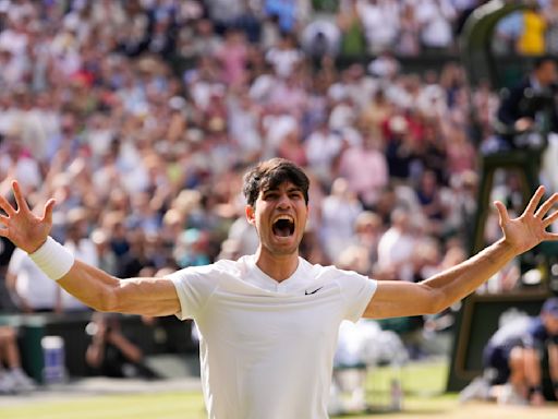 Alcaraz quiere sentarse con los adultos tras su segundo trofeo de Wimbledon y cuarto de Slam