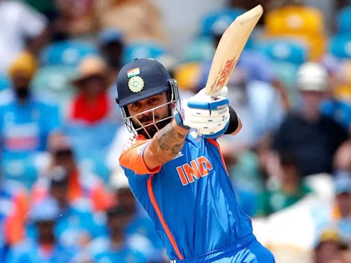 Virat Kohli recreates ‘iconic’ MCG six in India vs Afghanistan T20 World Cup game. Watch | Cricket News - Times of India