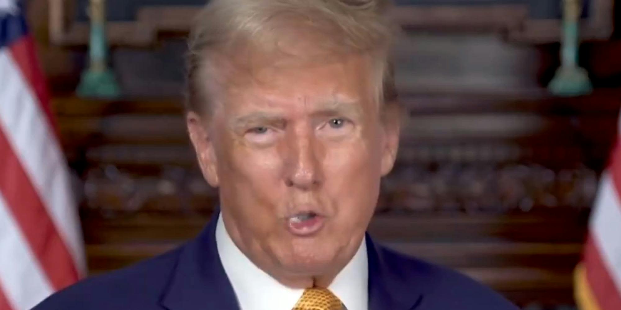 'Absolutely disgusting': Trump's 'foamy saliva' clip nauseates viewers