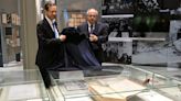 Herzog gives Talmud that survived the Holocaust to Yad Vashem