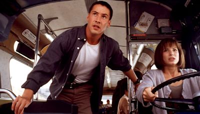 Keanu Reeves & Sandra Bullock Recall “Actually Hitting Cars” While Making ‘Speed’