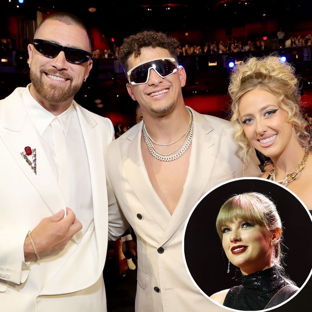 Travis Kelce Joined by Patrick and Brittany Mahomes at Taylor Swift's Amsterdam Eras Tour Show - E! Online