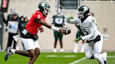Michigan State RB Nate Carter's Skill Set on Display in Spring Game