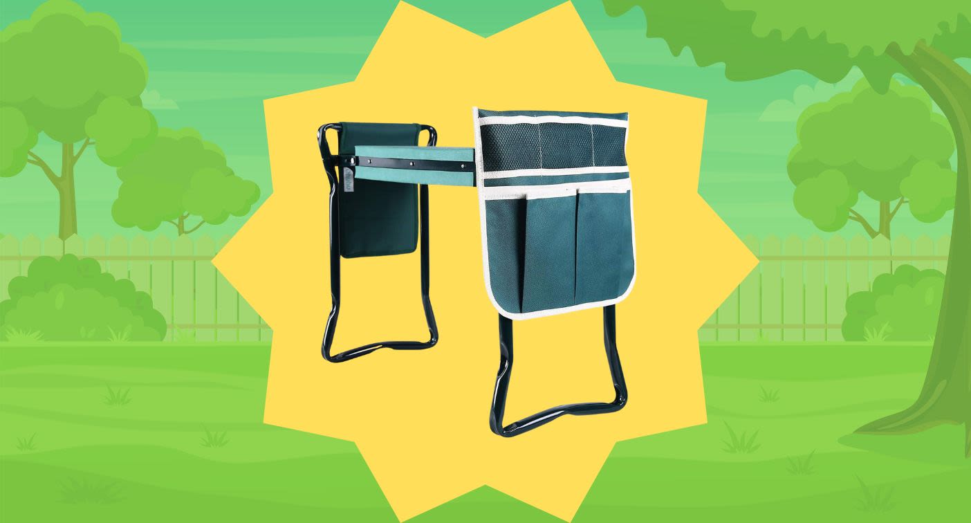 Gardening hack: This 2-in-1 bench and kneeler is a 'knee saver' for gardeners