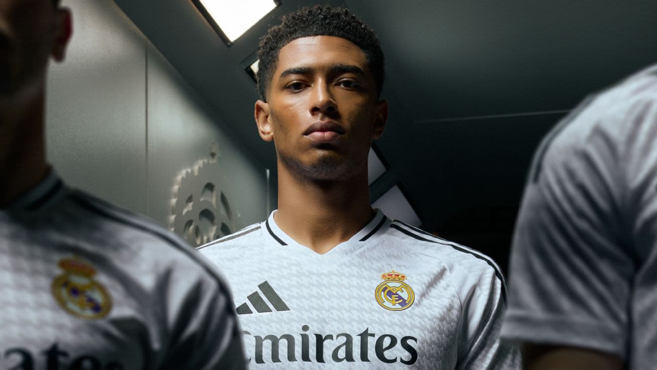 Real Madrid unveil new home kit that Kylian Mbappé will wear next season