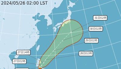 一圖看4日雨區模擬！這天「北北宜紫紅一片」 颱風艾維尼已生成