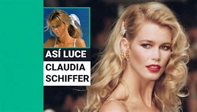 Fue supermodelo en los 90': Así luce Claudia Schiffer a sus 53 años