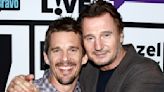 Fans Rave at Ethan Hawke and Liam Neeson’s ‘Epic’ Reenactment of Classic 'Real Housewives' Fight