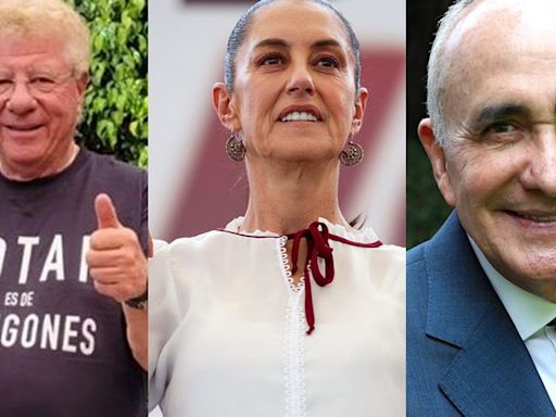 Alazraki y Pedro Ferriz reaccionan a encuesta de Televisa que da victoria a Sheinbaum: "no pongan esas mam..."