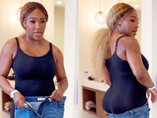 Serena Williams Tries on Valentino Denim Skirt for the 2nd Time Amid Weight Loss Journey: 'Getting There'
