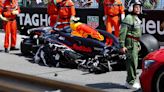Red Bull F1 Car Obliterated During Crash at Monaco GP, Perez Walks Away