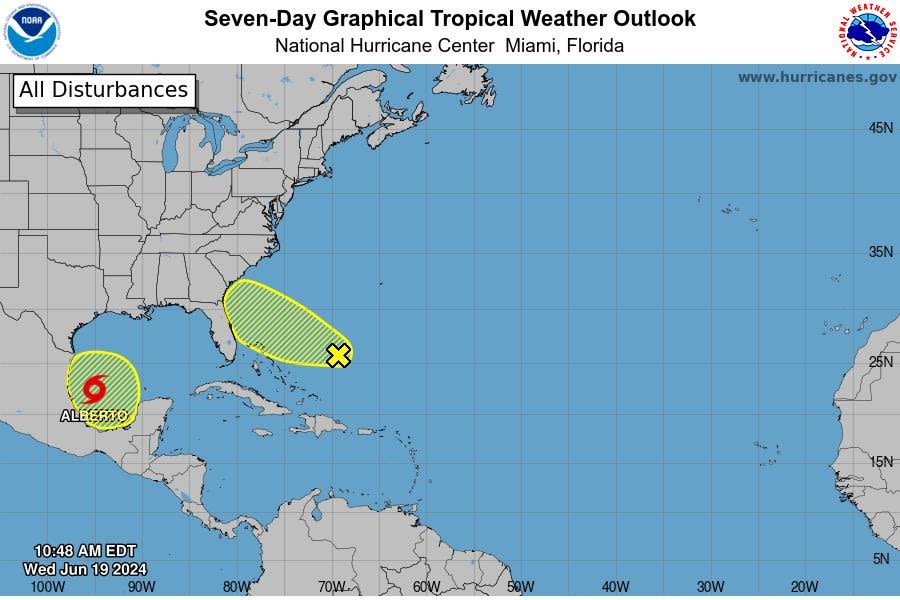 Alberto becomes first-named tropical storm of season, threatens Texas, Gulf Coast