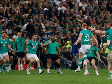 South Africa 24-25 Ireland: second men’s rugby union Test – as it happened