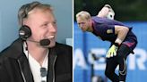 Fans baffled as Ramsdale joins Sky Sports team for England cricket match