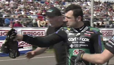 Furious Michael Dunlop rages at North West 200 official after race exclusion