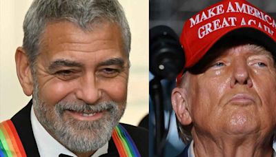 Donald Trump critica a George Clooney por llamar a Biden a bajarse de la contienda presidencial