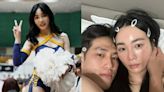 舒子晨閃婚1月曬「夫妻無碼床照」 膩在房間甜喊：老公幫我吹頭髮