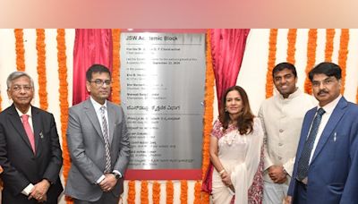 Chief Justice of India D.Y. Chandrachud lays foundation stone of JSW Academic Block at National Law School, Bengaluru