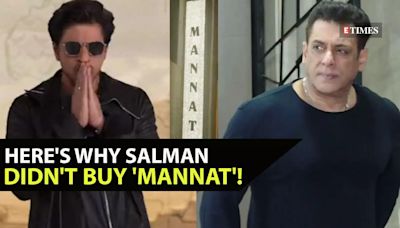 Did you know 'Mannat' was first offered to Salman Khan? Here's why he didn't buy it | Etimes - Times of India Videos