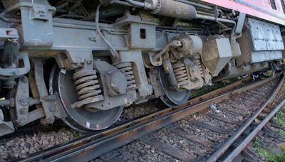 Goods train derail in Bhubaneswar