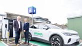 Electric car charger installed at train station in County Mayo