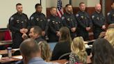 The South Bend Police Department swares in new officers