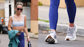 Olivia Wilde Dons Sporty Silhouette Wearing Hoka Sneakers for Workout