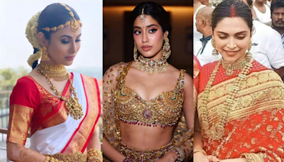 Janhvi Kapoor Wear Blouse Encrusted With Temple Jewellery; All About These Auspicious South Indian Jewels