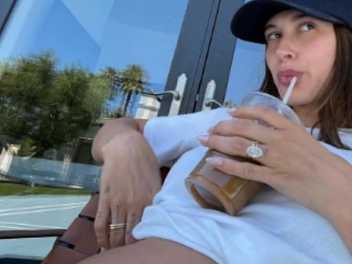 Hailey Bieber revela comida inusitada como desejo de grávida: “Não julgue”