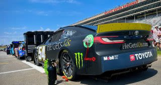 Truex Jr., Gibbs to join teammate Hamlin at rear of field for playoff opener