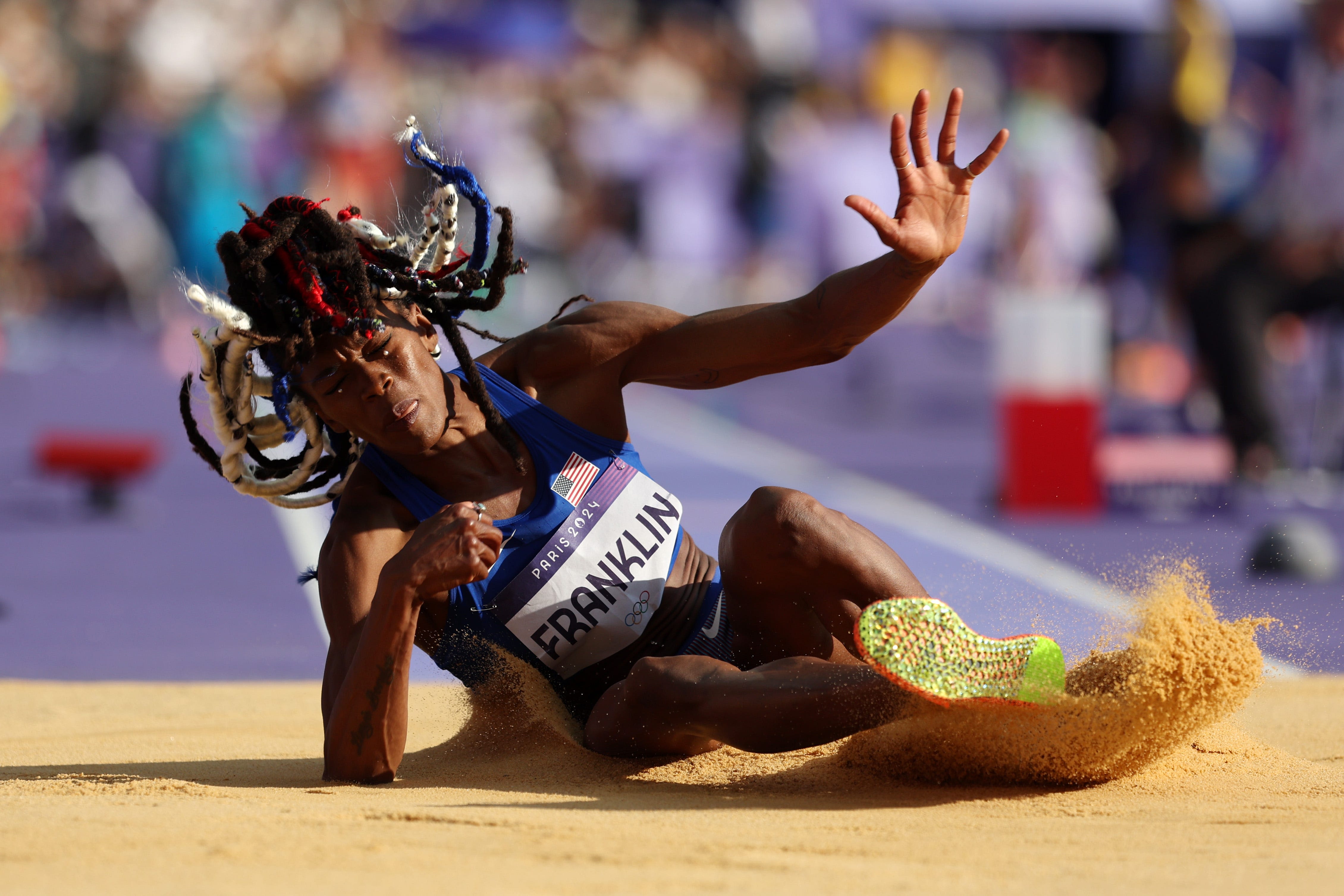 Best photos from Tori Franklin's run in the 2024 Paris Olympics