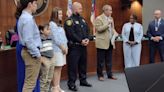 Wounded officer, firefighter recognized by Greenville City Council