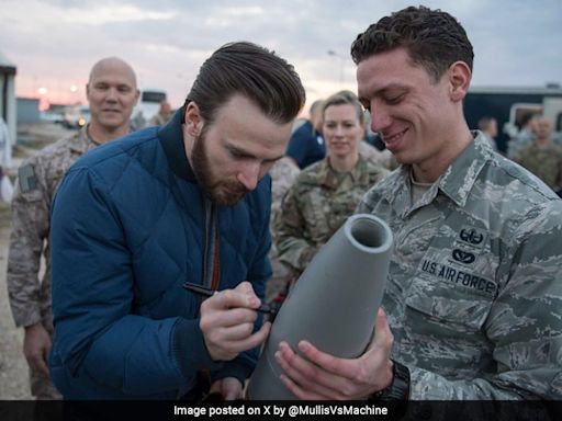 Actor Chris Evans Clarifies He Did Not Sign Israeli Bomb As Pic Goes Viral
