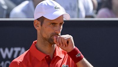 Djokovic se sincera sobre el botellazo y la temprana eliminación en Roma