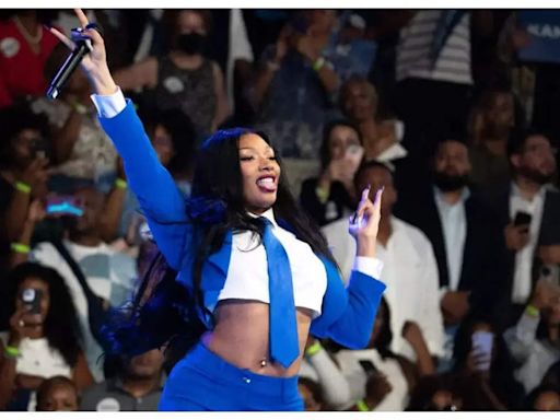 Megan Thee Stallion supports Kamala Harris for 'first Black female president' | - Times of India