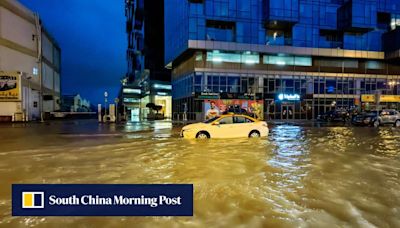 Storm dumps heaviest rain ever recorded in UAE, flooding roads and Dubai airport