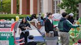 UNC Charlotte tears down pro-Palestine tent encampment early Tuesday, detains one person