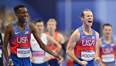 Cole Hocker Breaks Olympic Record in Men's 1500-Meter Final for Gold as Yared Nuguse Wins Bronze