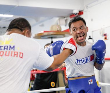 Pacquiao works out in Tokyo, prepares for tallest foe ever