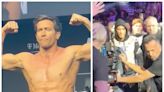 Jake Gyllenhaal made a surprise appearance at UFC 285 to film live fight scenes for his movie 'Roadhouse'