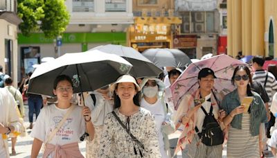 澳門橙色高溫提示生效 展望本周持續酷熱