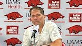 WATCH: Eric Musselman, Tramon Mark postgame - UNCG 78, Arkansas 72