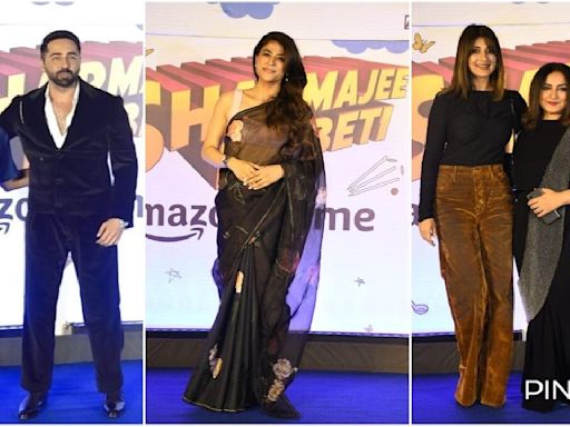 Sharmajee Ki Beti Screening: Ayushmann Khurrana arrives to support wife Tahira Kashyap; Jitendra Kumar, Taapsee Pannu, Sonali Bendre and others join