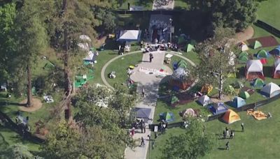 Pro-Palestinian encampment set up at UC Davis