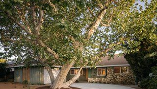 Stone Steals the Spotlight in This $1.3M Revamped Midcentury in L.A.