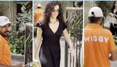 Swiggy on viral video of delivery agent walking past Taapsee Pannu without being starstruck: "Unbothered, in my lane'
