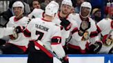 Brady Tkachuk scores the only goal of the shootout as Ottawa beats Tampa Bay 3-2