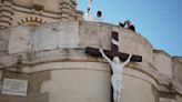 Torchbearers in Marseille kick off the Olympic flame's journey across France