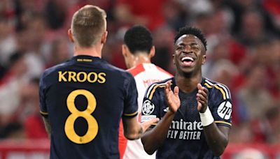 Vinicius Junior lauds 'gift' from Toni Kroos in Champions League semi-final